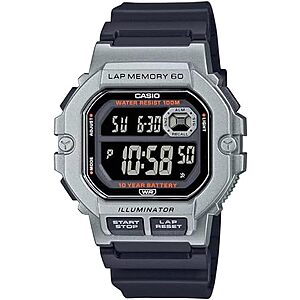 $23.97* | Casio 44.5mm Illuminator WS1300H Series LED Digital Watch at Amazon