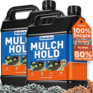 2-Gallon Mulch Glue Rock Glue for Landscaping Strong Adhesion Pea Gravel Stabilizer Resin Binder $29.99