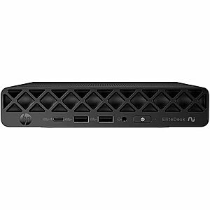 HP EliteDesk 8 G1a Desktop Computer - Mini PC - AMD AI 5 340 - 16 GB DDR5 SDRAM - 512 GB SSD - Win 11 Pro - AMD 840M Graphics - Wi-Fi 6E $1040.25