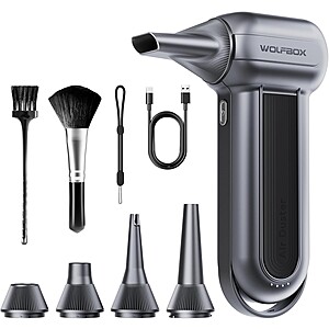 Open Box: WOLFBOX MF100 Electric Air Duster-150000RPM Super Power Cordless Air Duster $44 + Free S&H
