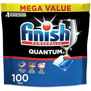 [SnS, AC] $43.61 | 3 × 100-Count Finish Quantum Dishwasher Pods ($14.54 each) at Amazon