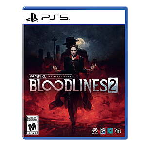 Vampire: The Masquerade Bloodlines 2 (PS5) $20 + Free Shipping w/ Walmart+ or on $35+