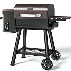 KingChii 456 sq. in. Pellet Grill Smoker w/ PID 3.0 Temperature Control (Brown) $239.97 + Free Shipping w/ Walmart+ or on $35+
