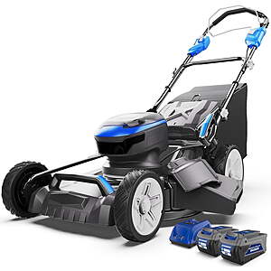 Wild Badger Power 40V 21″ Cordless Lawn Mower Brushless, 3,200 sq ft/0.073 ac, 2×4.0Ah Batteries & Fast Charger, 7-Position Heights $440