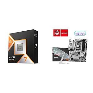 AMD Ryzen 7 9800X3D Processor,MSI MAG Coreliquid A13 240 Liquid Cooler,MSI B850 GAMING PLUS WIFI 6E ATX Motherboard - $458.99