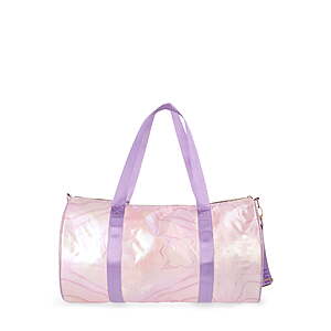Justice Girls Print Round Duffle Bag, Pink $8
