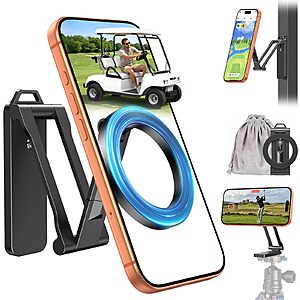 OMOTON Magnetic Golf Cart Phone Holder $9 @ Amazon