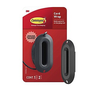 Command Cord Wrap (Black) $3.79 + Free Store Pickup at Target or FS on $35+