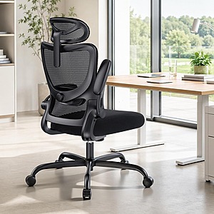 Prime Members: HUANUO Ergonomic High Back Office Chair w/ Adjustable Lumbar, 2D Headrest & 3D Armrests $62.70 + Free Shipping