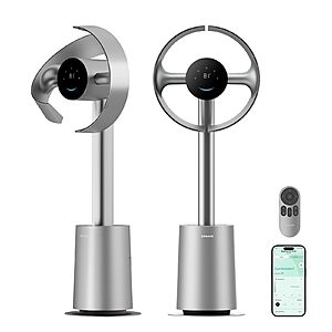 DREAME MF10 Bladeless Tower Fan for Bedroom, with 270° Spatial Airflow, 59ft/s High Velocity, 10 Speeds 3 Modes, Temperature-Adaptive Airflow @ Dreame $168.99