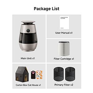 Dreame Pet Air Purifier AP10 Cleans 5386 ft² in One Hour with 3 Filters and Cat Hair Collection @ Dreame $179.99
