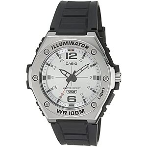 $32.97* | Casio Men's Analog Watch w/ Stainless Steel Bezel & LED Illuminator Backlight at Amazon