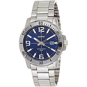 $32.97* | 42.5mm Casio Men's Diver Style Stainless Steel Watch (Blue Dial) at Amazon