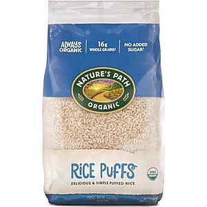 [SnS, AC] $1.65* | 6-Oz Nature's Path Organic Rice Puffs Cereal at Amazon