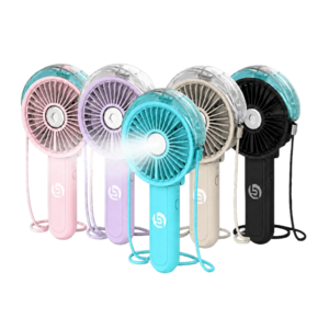 3-Pack: Lifestyle Advanced Myst Rechargeable Misting Fan (Black, Blue, Pink, Purple or Sand) $20 + Free Shipping