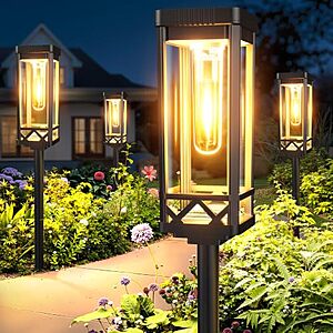 [Prime] 8-Pack KOOPER Outdoor Solar LED Pathway Lights (Warm White $29.91 + Free Shipping