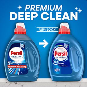 $35.80 or Less S&S $15 off Amz: 4x Persil Original Liquid Laundry Detergent, 66 Loads, 50 Fl Oz | Deep Clean & Care, Ultra Concentrated