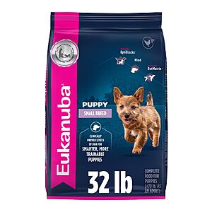 Eukanuba Dry Dog Food, 32-40 lb Bag, different breeds of dogs, w/S&S, from $37.04