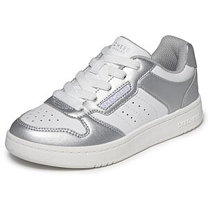 BTSCHOOL: $18.71 Skechers Girls' Quick Street Sneaker | School Shoes, Casual, Lace, Machine Washable, 10.5 Little Kid to 7 Big Kid