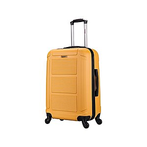 24" InUSA Pilot Hardside Carry-On Spinner Suitcase (Mustard or Black) $29.99 + Free shipping on orders $35+