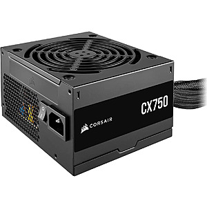 750W CORSAIR CX Series CX750 80 PLUS Bronze ATX Power Supply $52.99 + Free Shipping