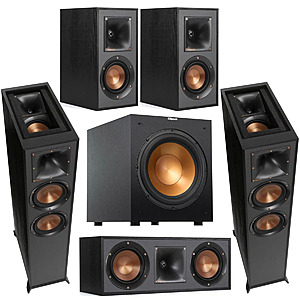 Klipsch: 2x R-625FA + 2x R-41M + R-52C + R-12SW Sub $799 + Free S/H