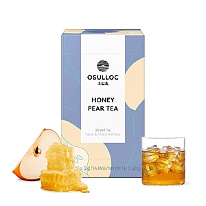 20-Count OSULLOC Honey Pear Premium Tea (Sweet Pear & Honey Flavor) $8.39 + Free Shipping w/ Prime