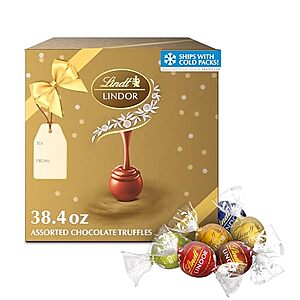 [SnS, AC] $21.54* | 38.4-Oz Lindt LINDOR Assorted Chocolate Truffles (90 Count) at Amazon