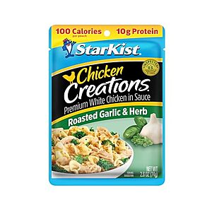 [NEW, SnS] $1.17 | 2.6-Oz StarKist Chicken Creations (Roasted Garlic & Herb) at Amazon