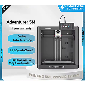 Flashforge Adventurer 5M 3D Printer $149.39