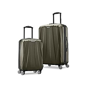 Samsonite Centric 2 Hardside Expandable Luggage with Spinner Wheels, Olive, 2-Piece Set (20/24) $94.99 & More + Free S&H w/ Prime