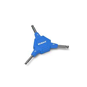 Kobalt 6-Piece Metric Ball End Hex Key Set (2mm–6mm) $3.98 + Free Store Pickup at Lowe's or Free Shipping on $35+
