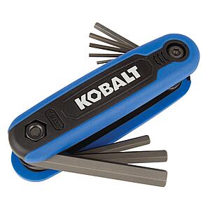 Kobalt 8-Piece Metric Folding Hex Key Set $6.98 + Free Store Pickup at Lowe's or Free Shipping on $35+