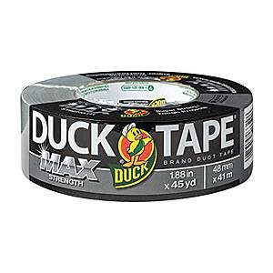 Duck Brand Max Strength 1.88" x 45-Yard Duct Tape (Silver) $6.79 + Free Shipping w/ Prime or on $35+