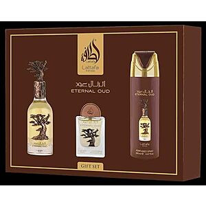 [NEW, AC] $26.80 | Lattafa Pride - Eternal Oud for Men - 3 Pc Gift Set at Amazon