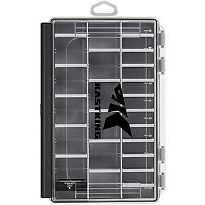 $12.79: KastKing 3600 Tackle Box, Waterproof Fishing Organizer – Black – HyperSeal at Walmart.com