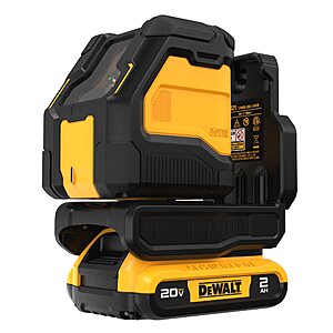 DEWALT 20V MAX, Laser Level Kit, Cross Line Laser, Green (DCLE34021D1) $379