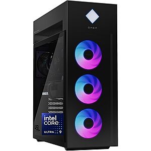 P OMEN 45L Gaming PC, Ultra 7 265K, 32GB, 1TB, RTX 5070 Ti, Windows 11 Pro $1799