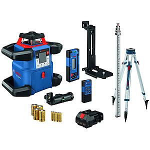 BOSCH GRL4000-80CHVK-S REVOLVE 18V Connected Self-Leveling Horizontal/Vertical Rotary Laser Kit, Includes Tripod $1580.11