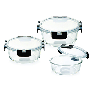 [6 Piece Set] Glass Food Storage Containers $8.98 or Less + Free Ship to Store