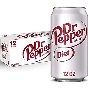 [SnS, AC] $14.74 | 3 × 12-Pack 12-Oz Dr Pepper Diet Soda ($4.91 each) at Amazon