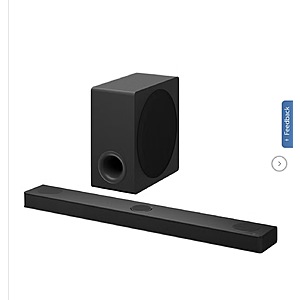 LG S80TY 3.1.3 Ch Soundbar with Wireless Subwoofer $499.99 free Shipping Costco.com