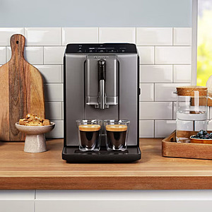 Bosch 300 Series Fully Automatic Espresso and Coffee Machine, Dark Silver $400 From Costco.com