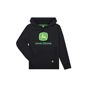 John Deere Boy’s Long Sleeve Graphic Pullover Hoodie $4.15