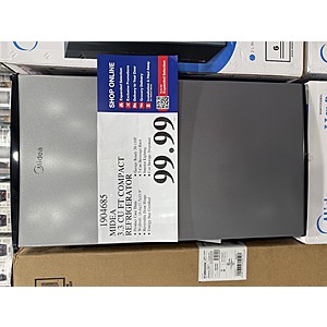 Midea 3.3 cu ft Stainless Steel Mini Refrigerator - Costco in-store only $99.99
