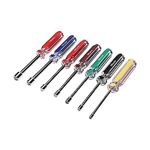 Woot - Olympia Tools SAE Nut Driver Set 86-513, 7-Piece Color Handle - $9.99