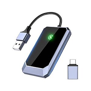 $8.99 | Terunsoul Plug & Play Wireless Carplay Adapter (Apple iPhone/iOS 10+) at Woot!