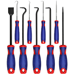 WORKPRO 9 piece Precision Pick Hook Set Automotive Electronic Hand Tool with Scraper, $12.79, FS, ebay
