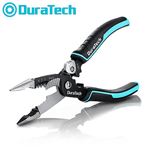 DURATECH 5-in-1 Wire Stripper Tool 8-in Wire Cutter Stripping Needle Nose Pliers, $11.99, FS, ebay