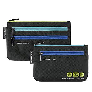 2-Pack Travelon World Travel Essentials RFID Currency & Passport Organizer (Black) $16.89 + Free Shipping w/ Prime or on $35+